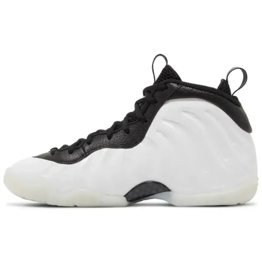 NIKE GS 7Y LITTLE POSITE ONE WHITE METALLIC SILVER BLACK FOAMPOSITE DV2238-100